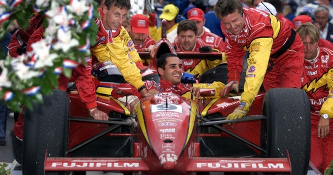 El primer triunfo de Juan Pablo Montoya en la Indy 500
